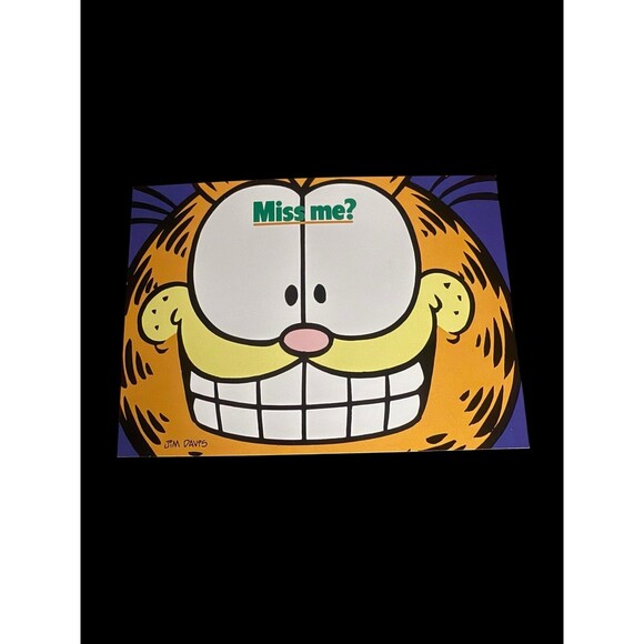 Vintage Garfield Postcards Set by Jim Davis – Classic 80s/90s Humor, Lot of 8 - Picture 3 of 10